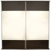 Dormitor Laguna cu pat 140x200 cu 2 sertare Wenge cu Vanilie